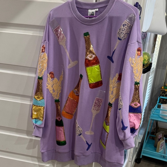 QUEEN OF SPARKLES Dresses & Skirts - QUEEN OF SPARKLES Purple Celebration Dress